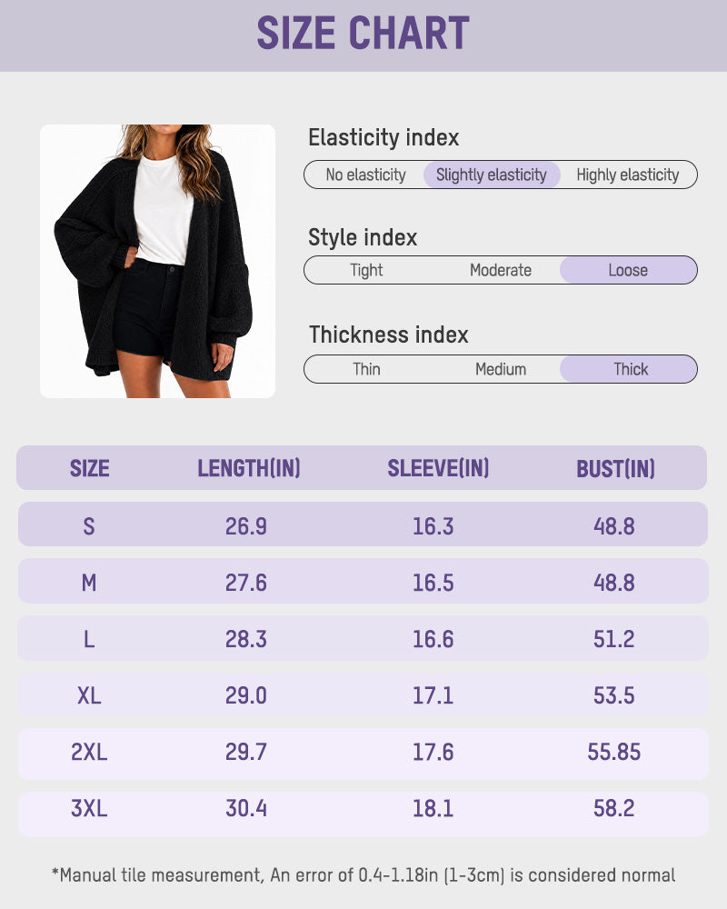 Oversized Knit Cardigan