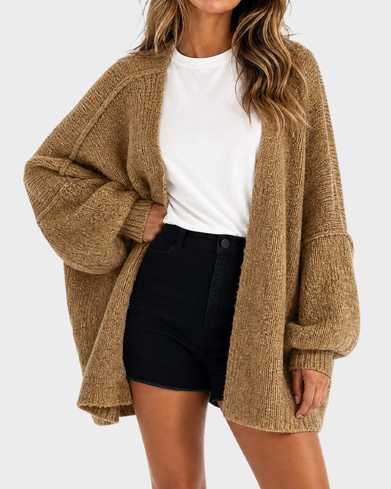 Oversized Knit Cardigan