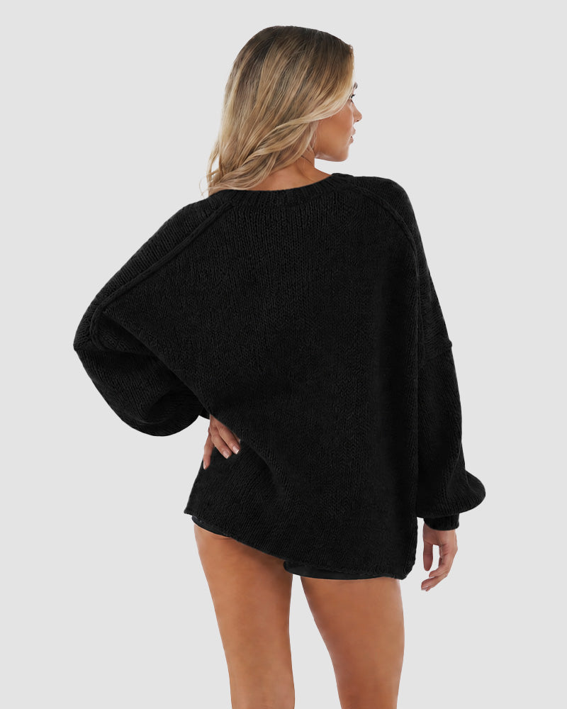Oversized Knit Cardigan
