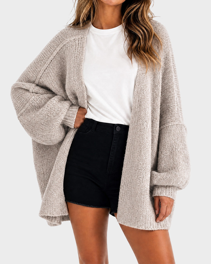 Oversized Knit Cardigan