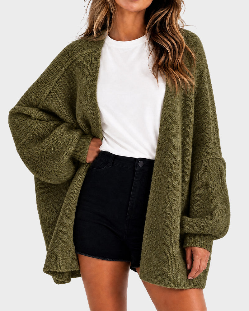 Oversized Knit Cardigan