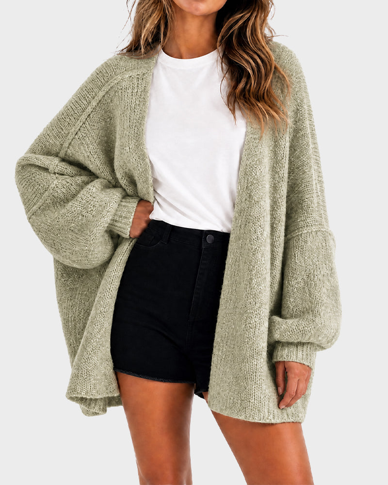 Oversized Knit Cardigan